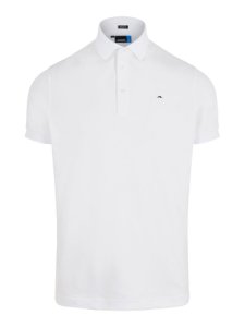J.LINDEBERG Stan Reg Fit Polo Shirt Man White
