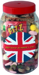 Britain's Number 1 Dad Retro Sweets Selection Jar
